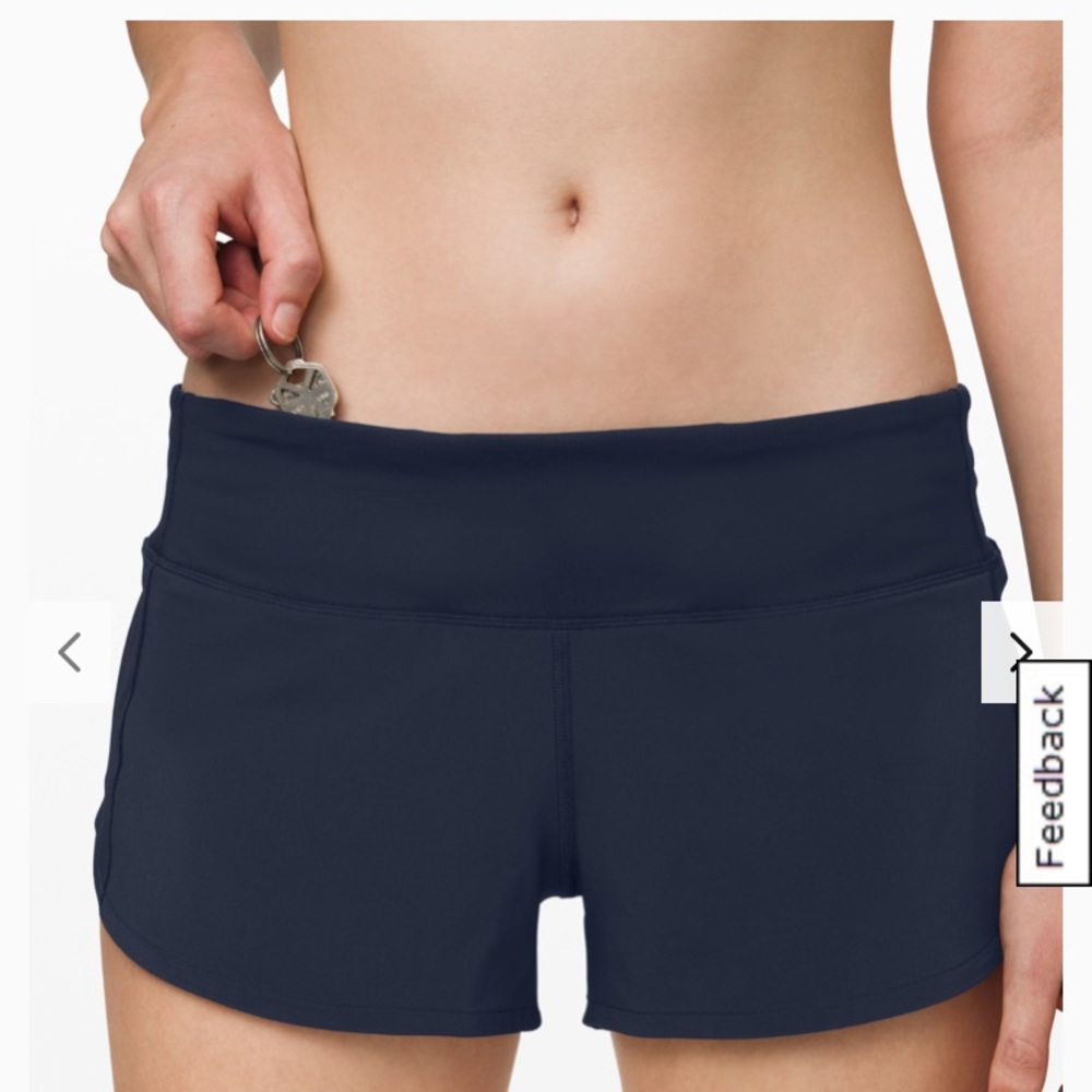 Lululemon 2.5" speed shorts